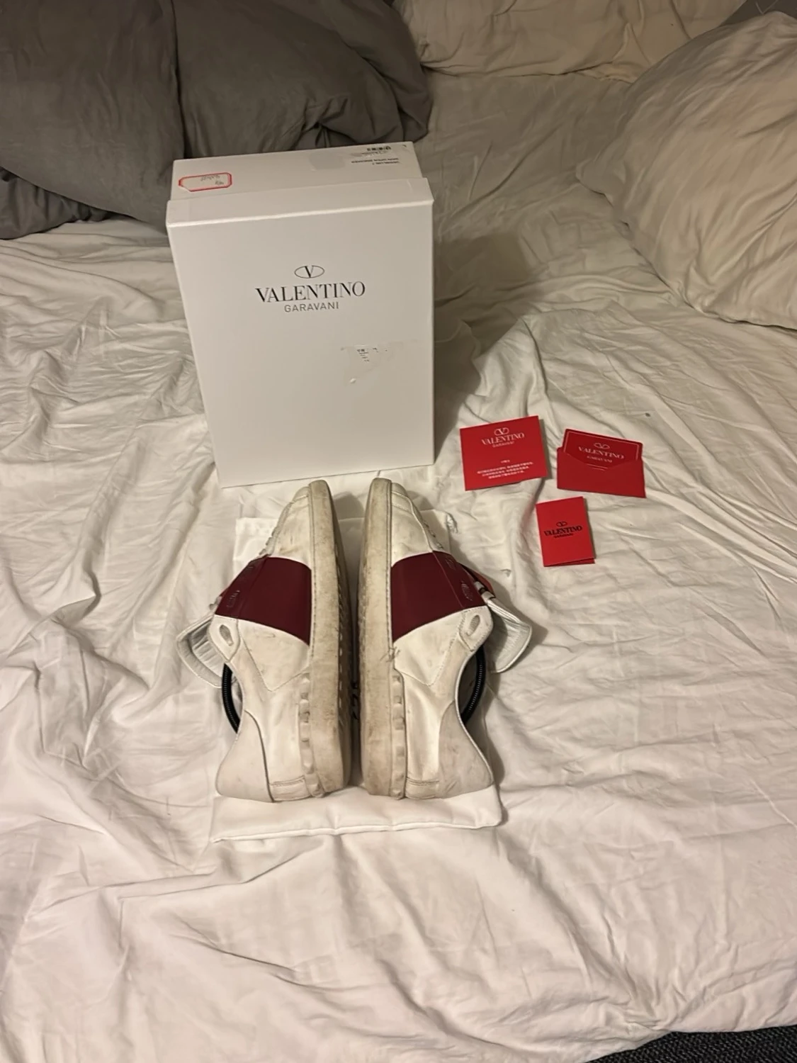 Valentino Garavani Open sneakers vit/röd - 1