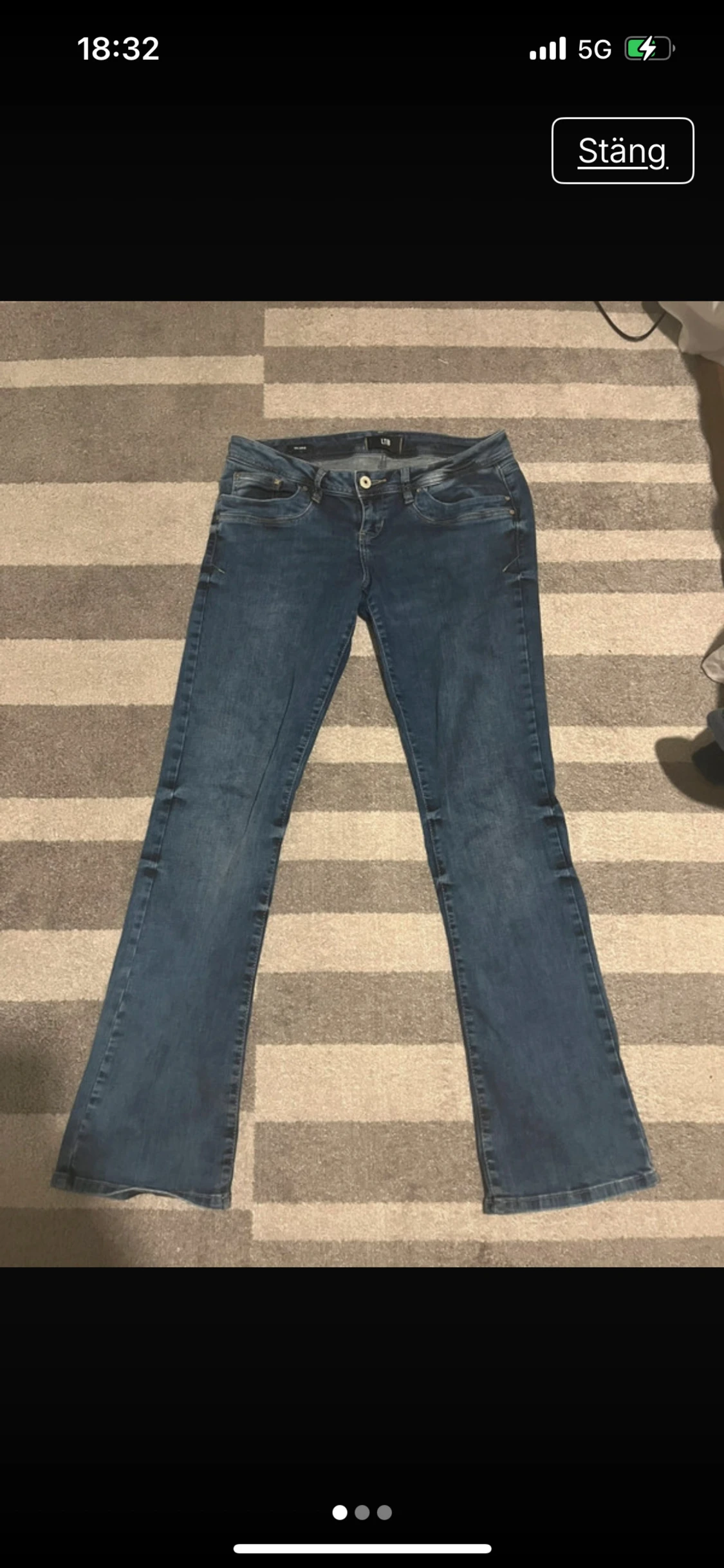 Blå bootcut jeans från LTB