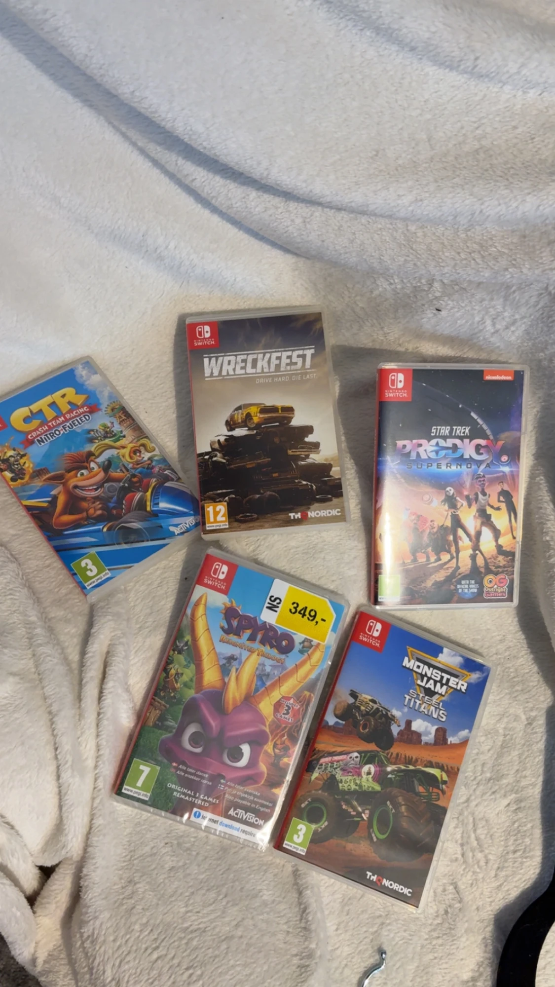 Nintendo Switch spelpaket (5 spel)