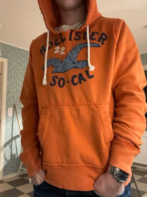 Hollister vintage So-cal hoodie(sällsynt) - En riktigt fet och sällsynt hollister hoodie med riktigt snygga slitningar!🤩Passar perfekt till en archive outfit. Storlek M. Skicka gärna frågor samt prisförslag!