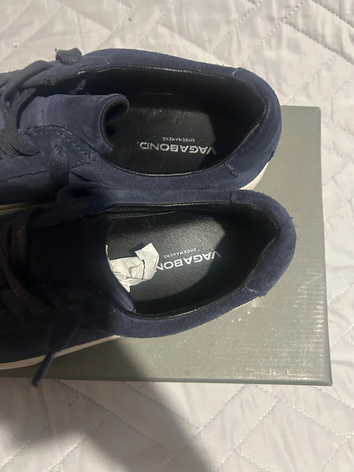 Mörkblå mockasneakers från Vagabond - 4