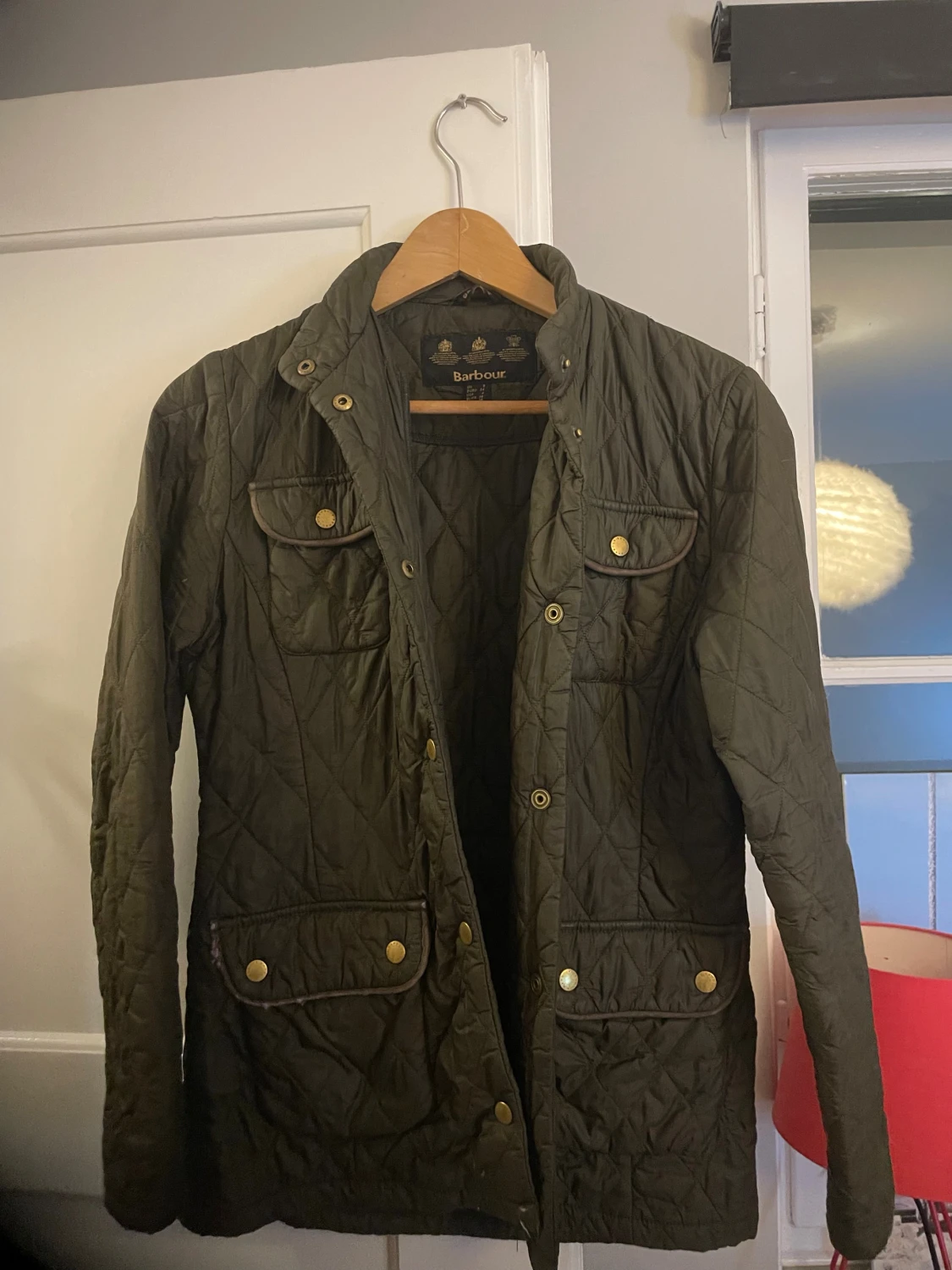 Olivgrön quiltad Barbour jacka - 2