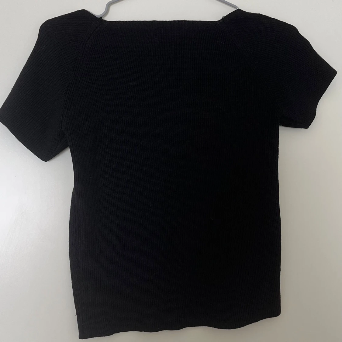 Svart stickad topp - 2