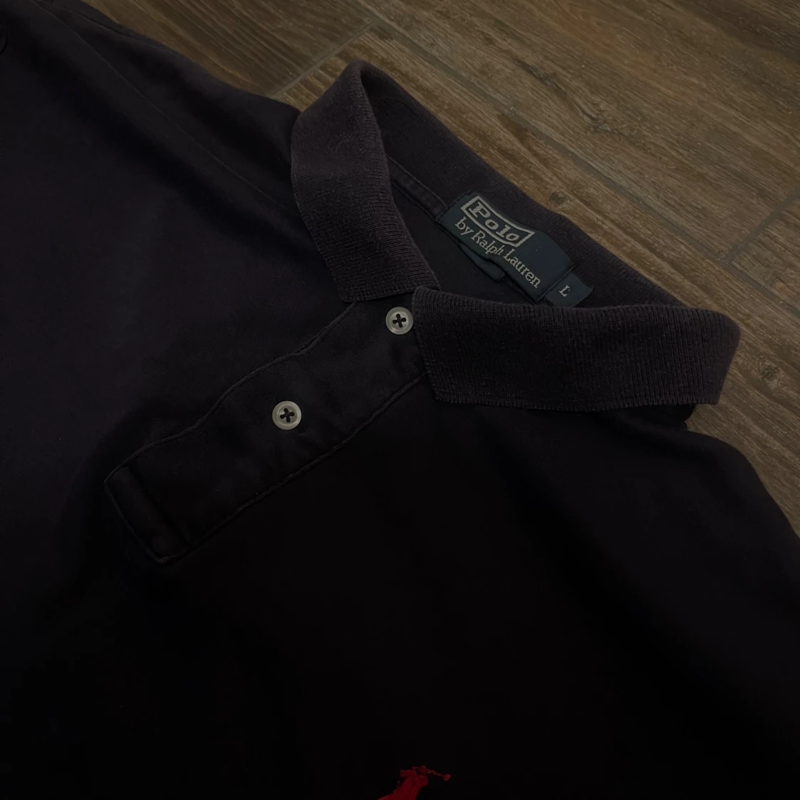 Marinblå pikétröja från Ralph Lauren - 2