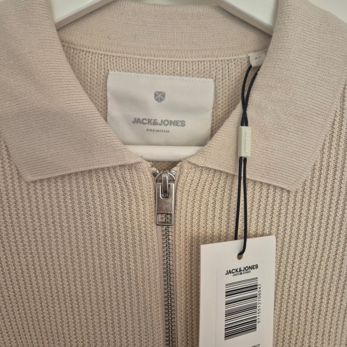 Beige stickad kofta från Jack & Jones - 2