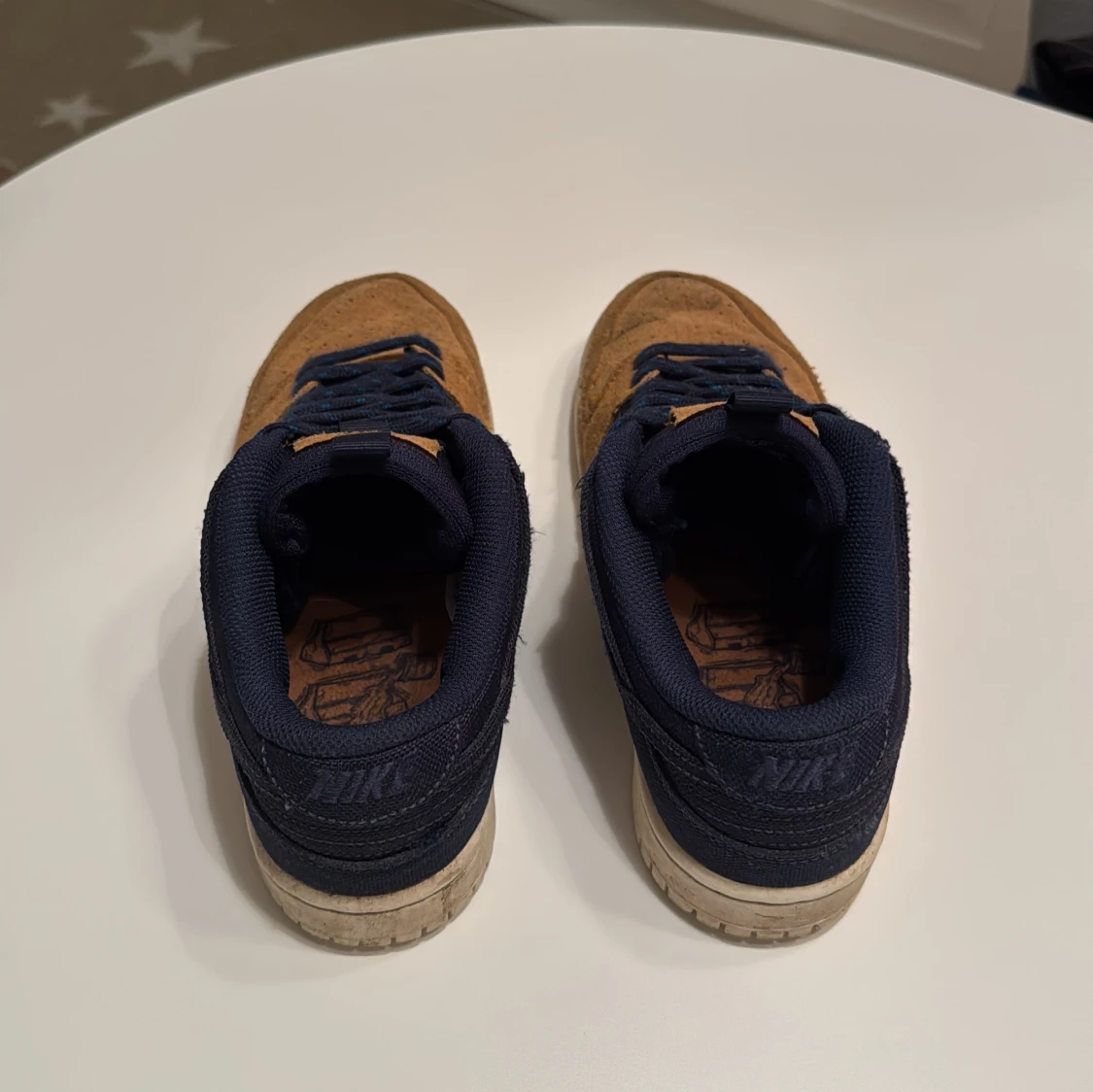 Nike SB Dunk Low Pro blå/brun mocka - 1