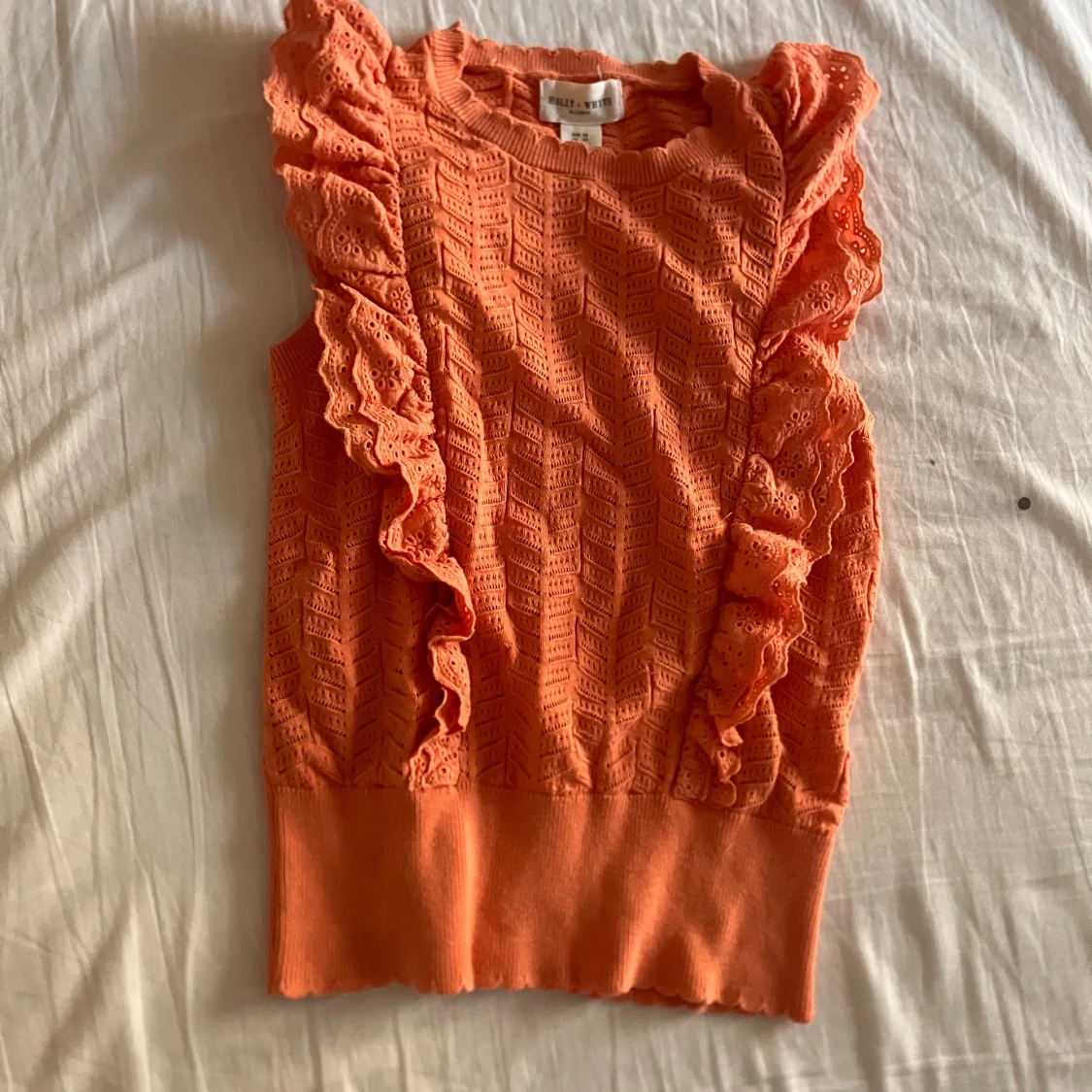 Orange volangtopp Holly & Whyte( Lindex) XS - 2