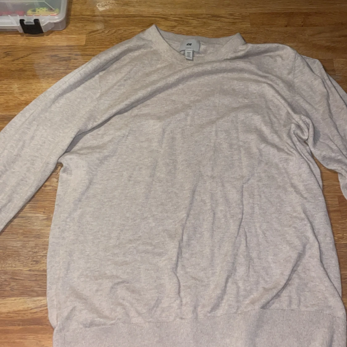 Beige slim fit tröja från H&M
