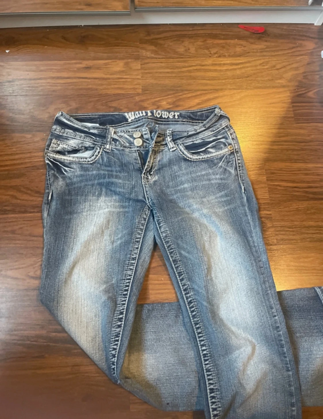 Wallflower blå bootcut jeans - 1