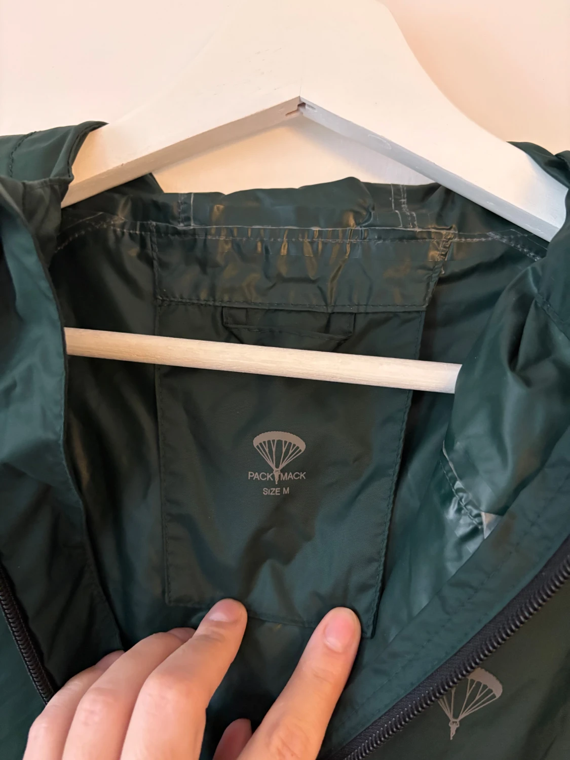 Grön vindjacka från Packmack M - 1