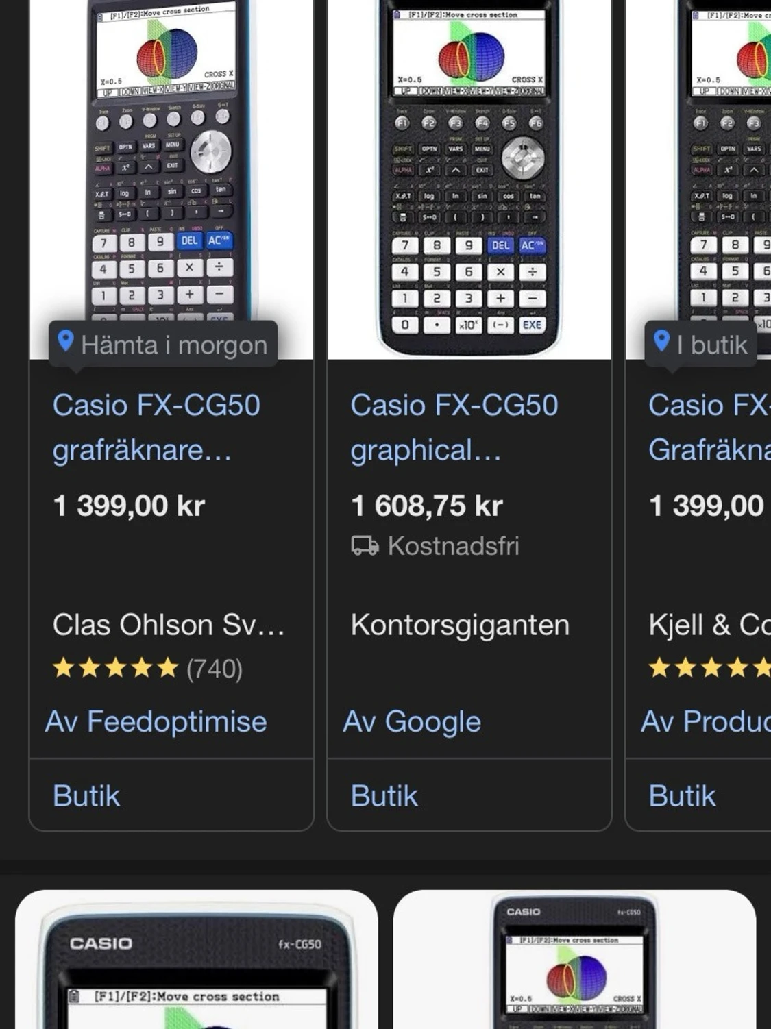 Miniräknare Casio FX-CG50 - 5