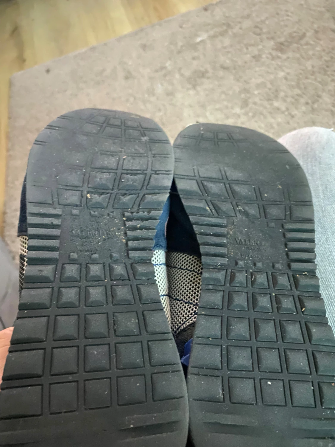 Valentino Rockrunner sneakers blå camouflage - 4