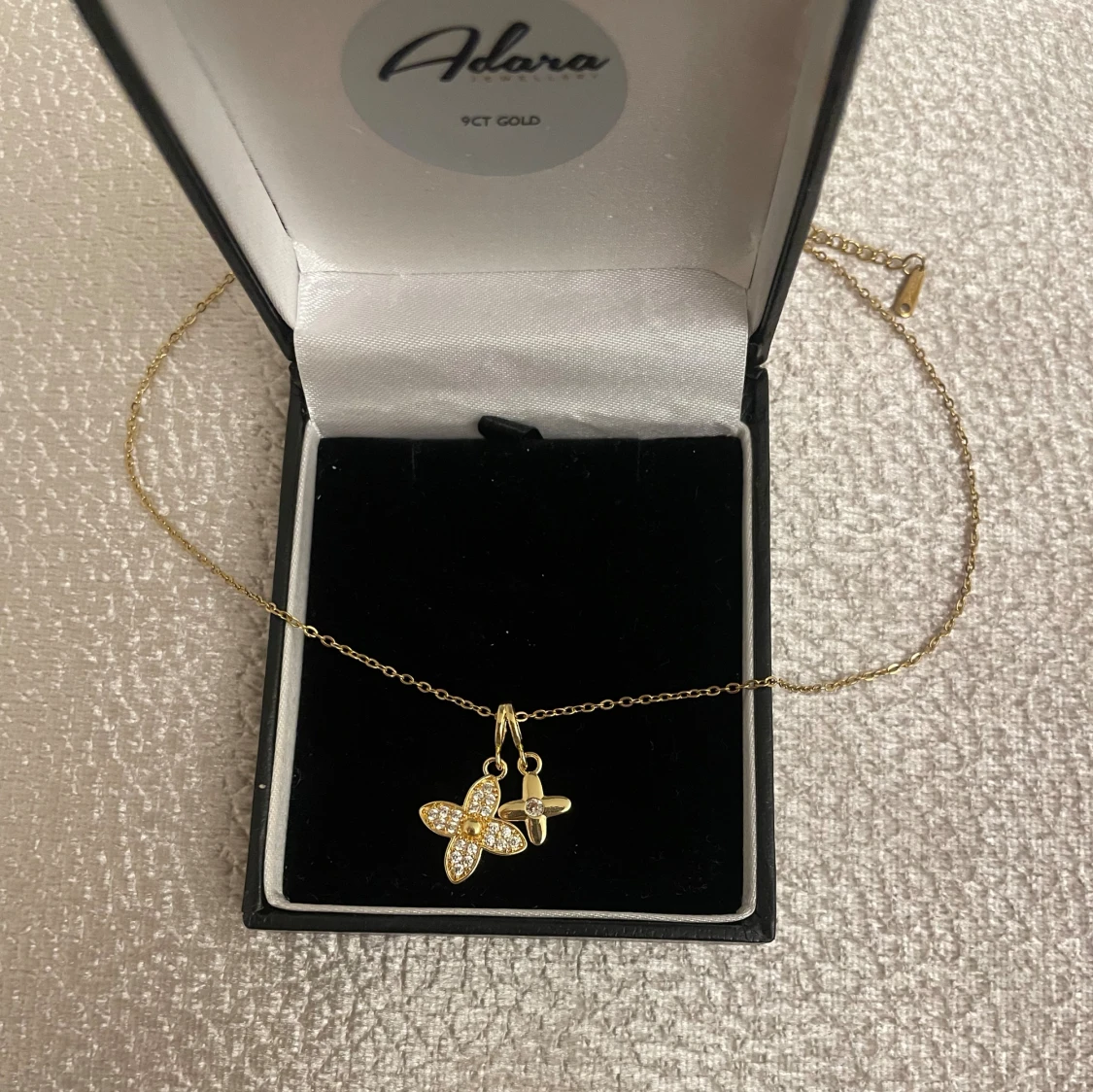 Guldpläterad halsband - 1