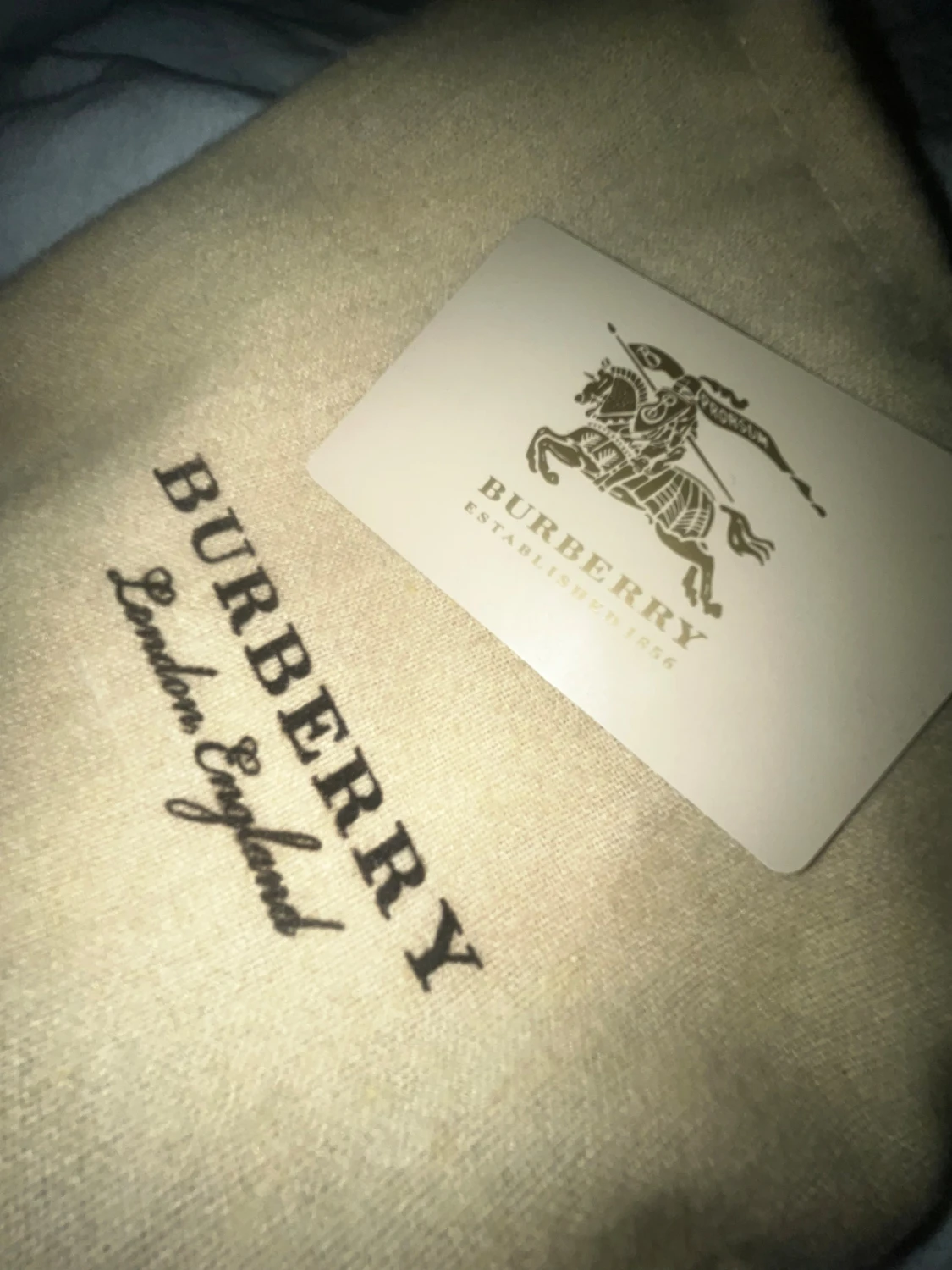 Rutig Burberry bälte med guldspänne - 2