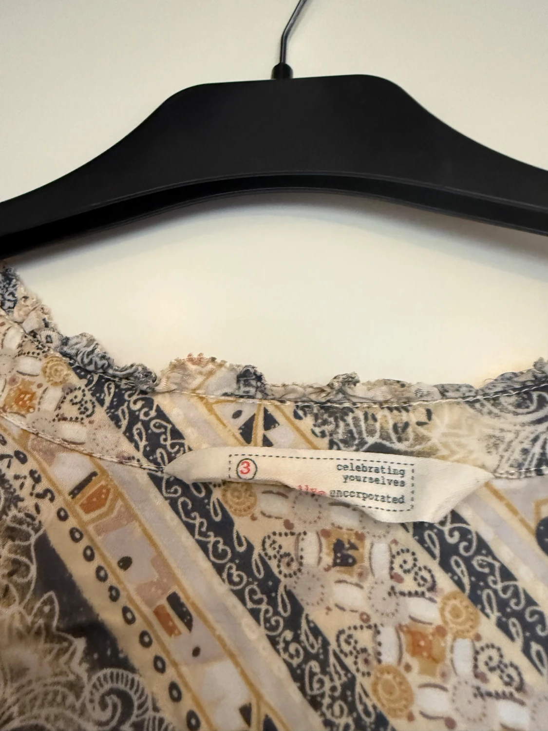 Mönstrad långärmad skjorta från odd Molly  - 1