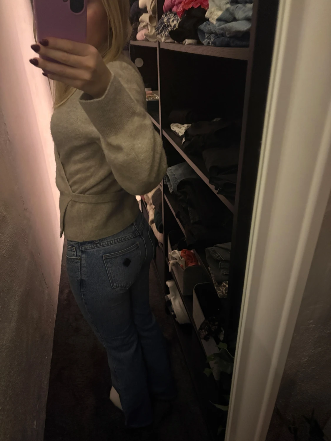 Lågmidjade bootcut jeans - 2
