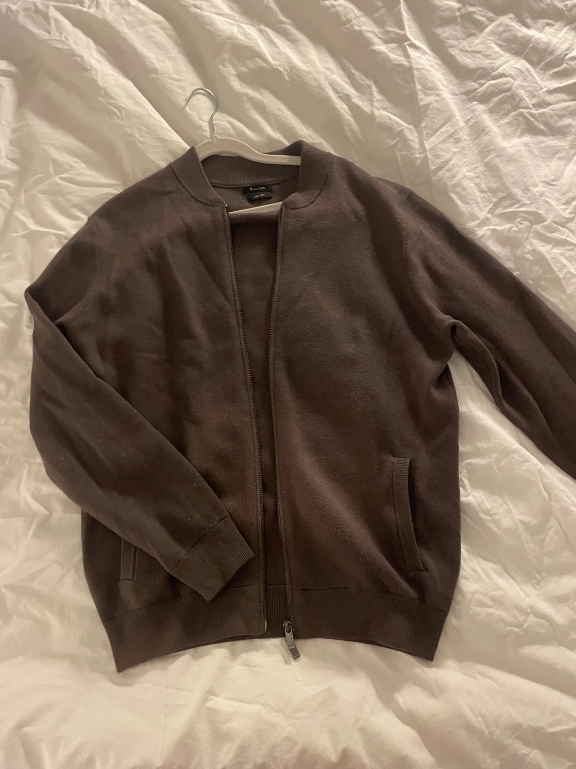 Brun cardigan jacka från Massimo Dutti - 2