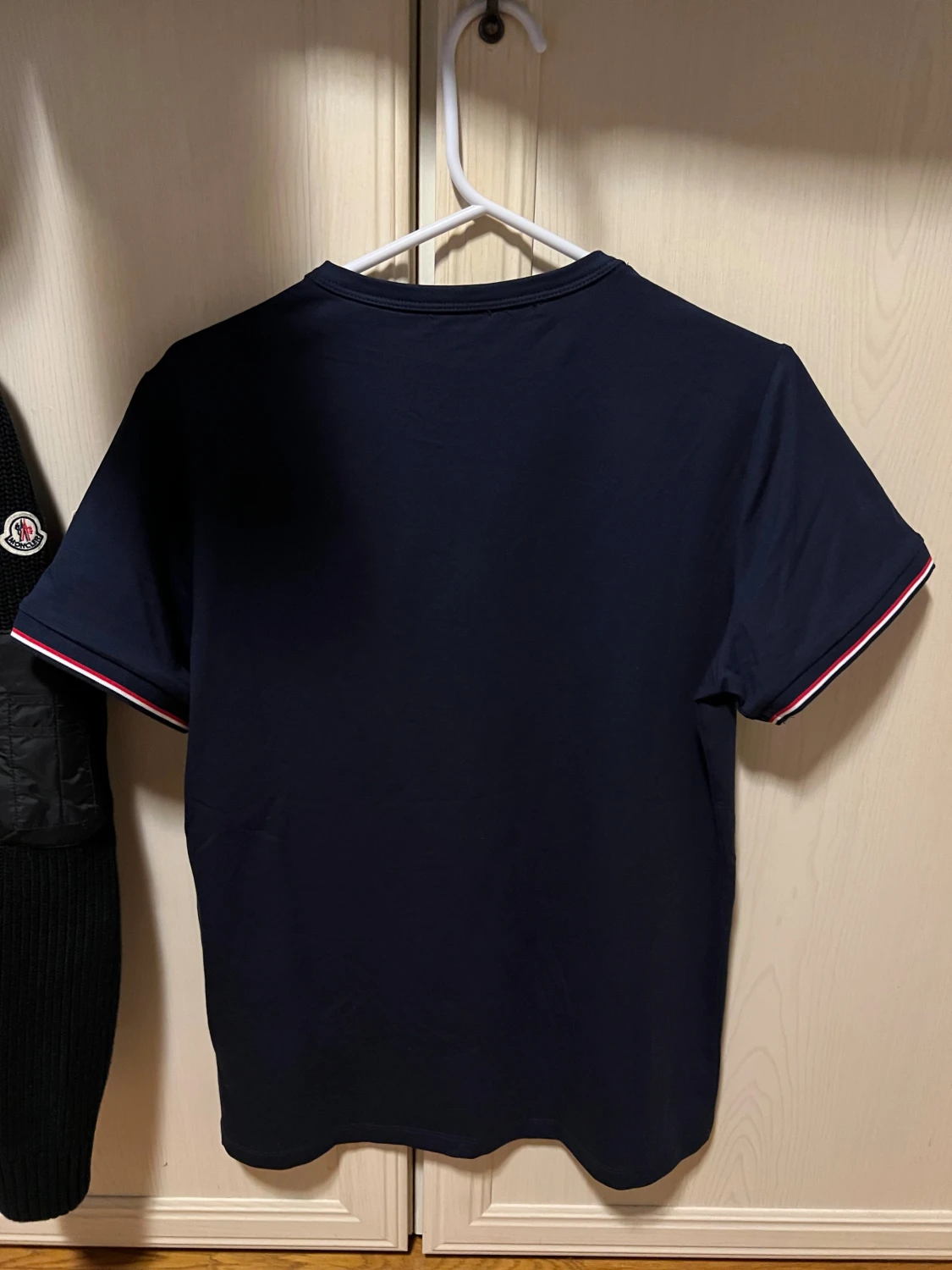 Mörkblå Moncler t-shirt slim fit - 1