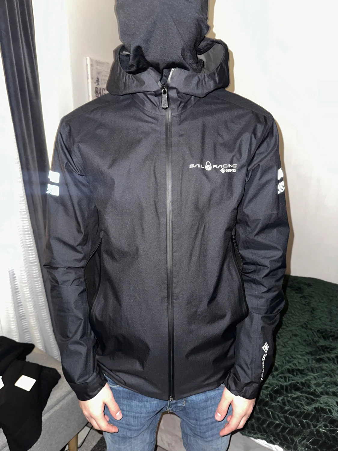Svart Sail Racing Gore-Tex vindjacka