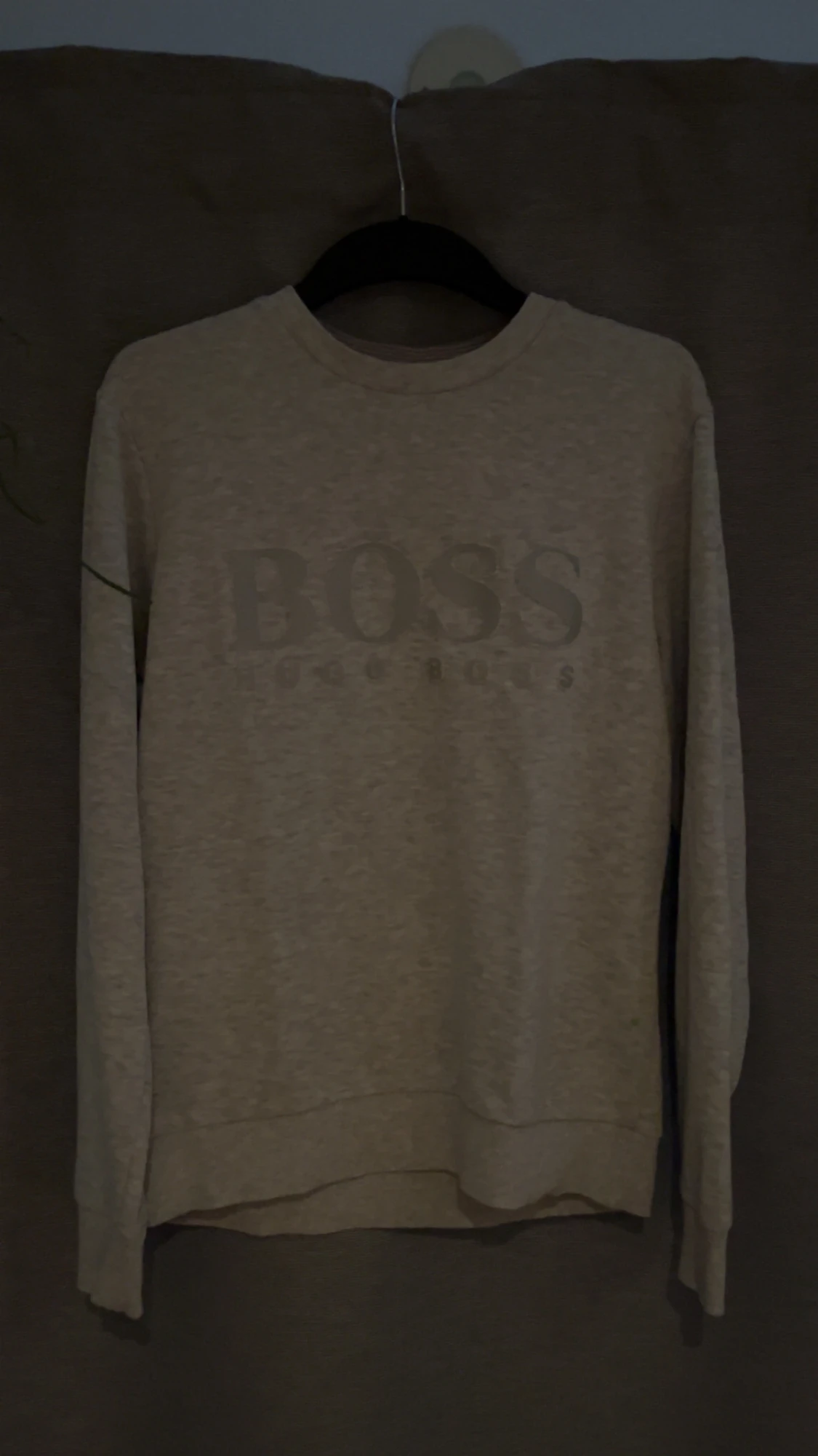 Grå sweatshirt från Hugo Boss