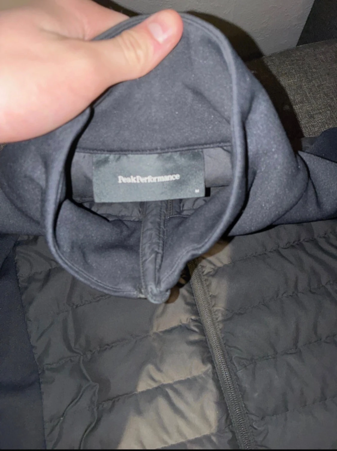 Svart pufferjacka Peak Performance M - 3