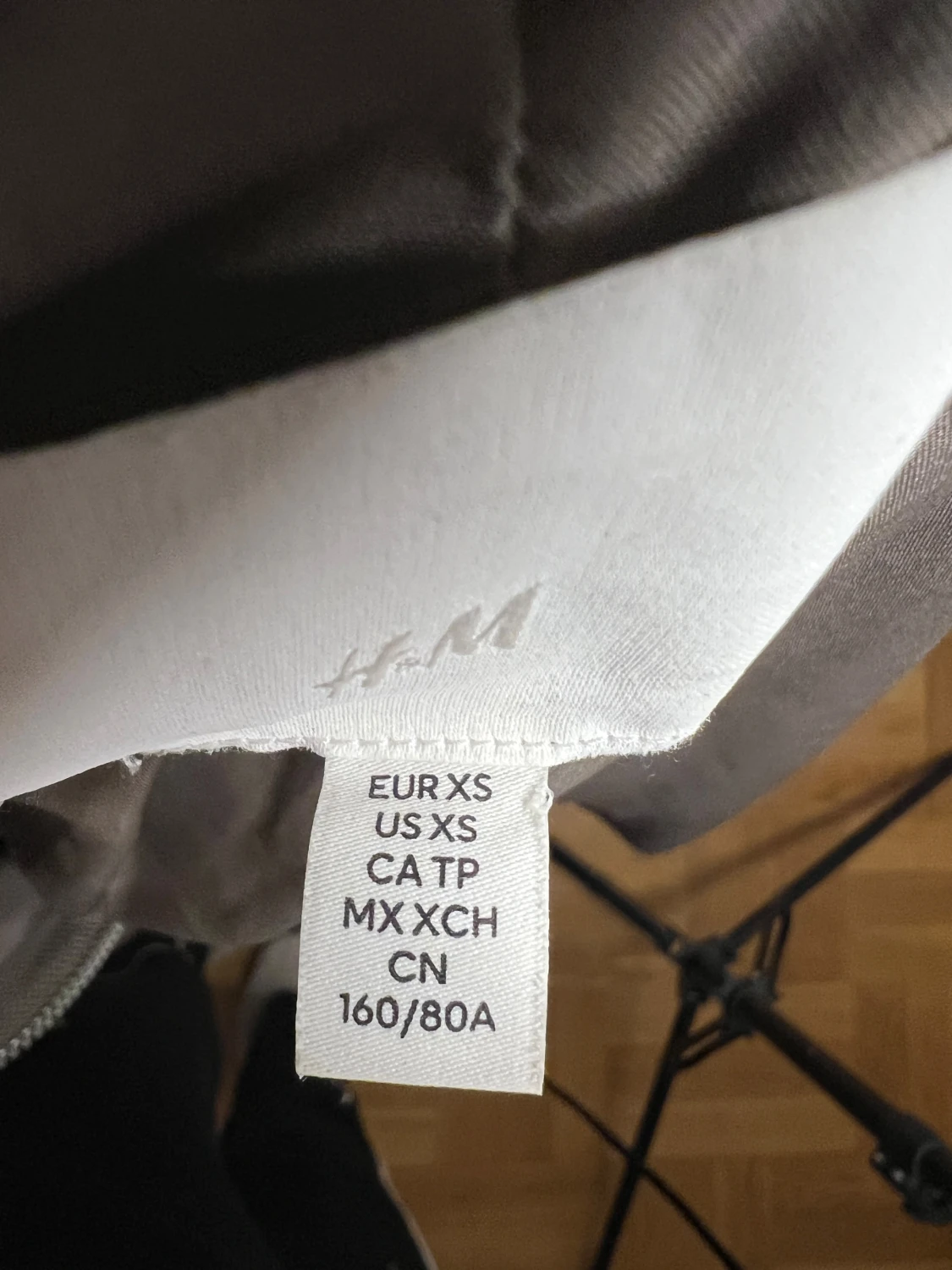 Brun teddyjacka från H&M XS - 1