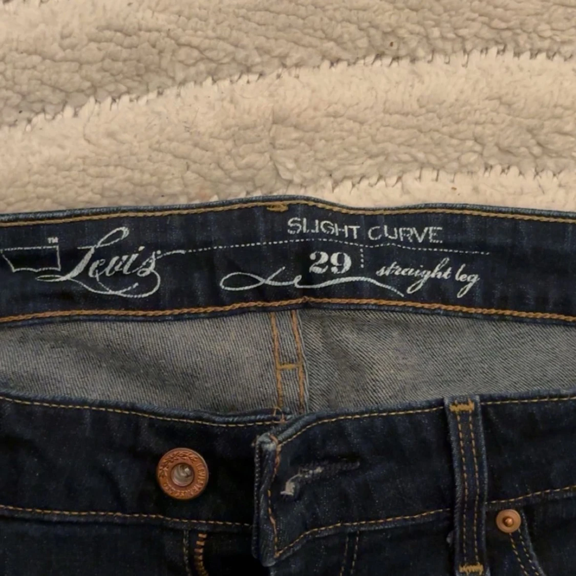Levi's Straight Leg Jeans mörkblå - 2