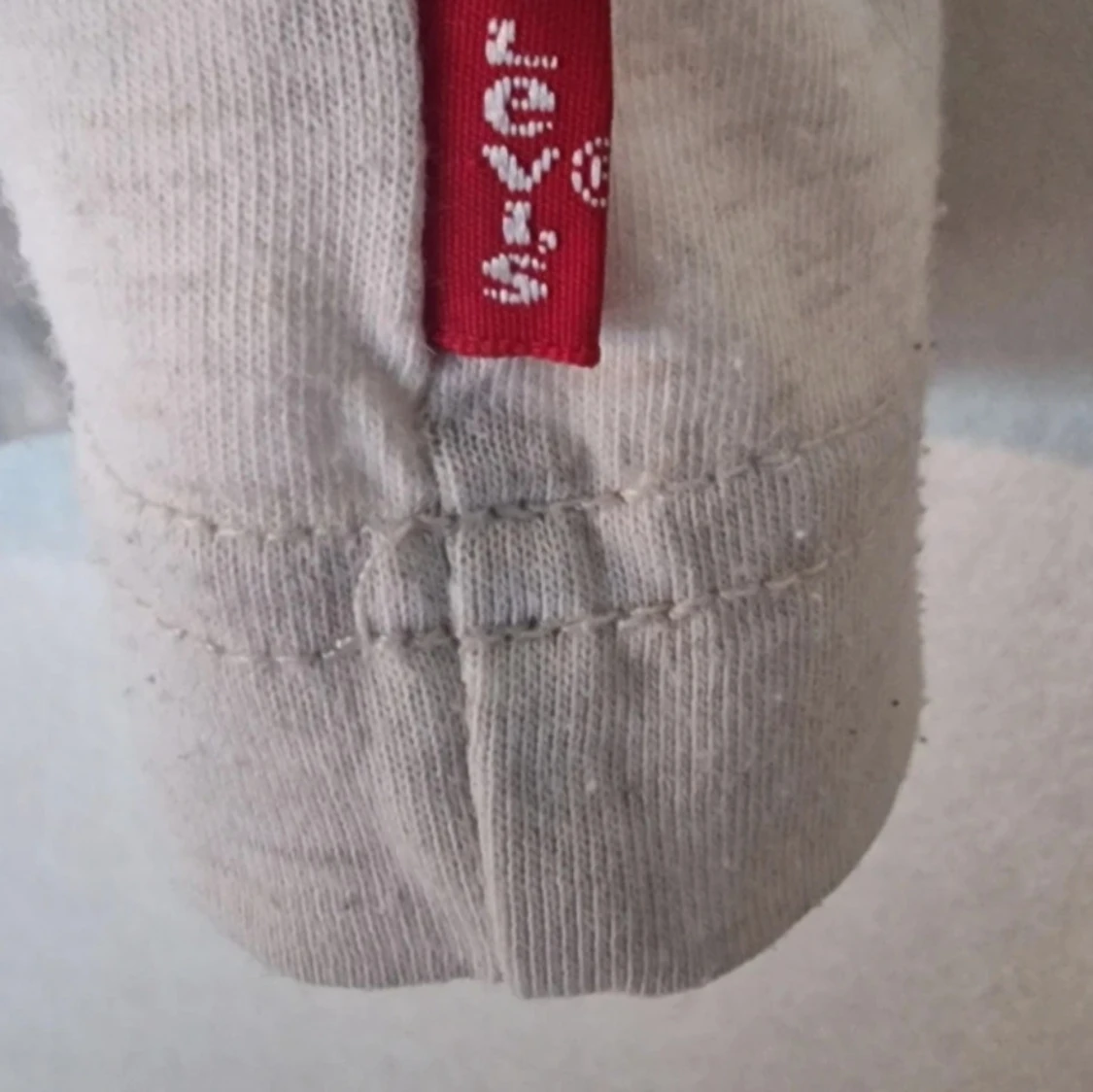 Vit Levi's t-shirt med turkost tryck - 3