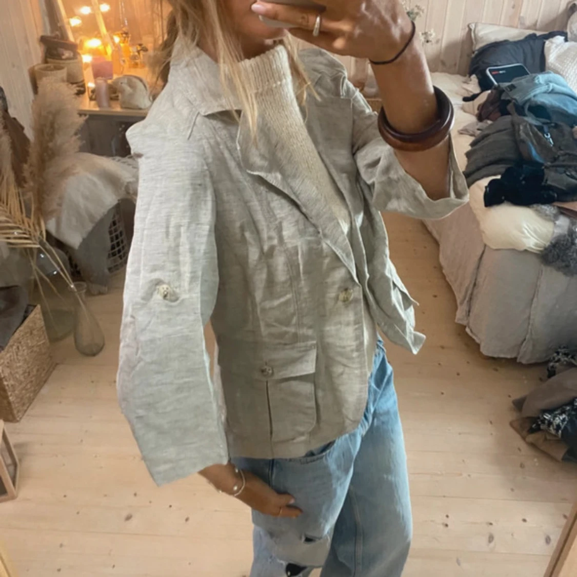 Trekvartsärmad kofta / kappa - 1