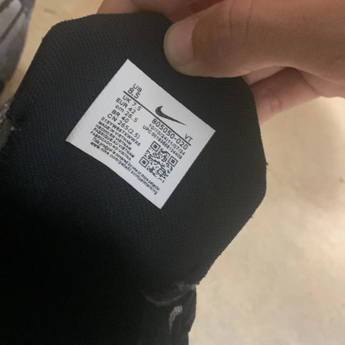 Nike Air Max Plus svart/grå sneakers - 2