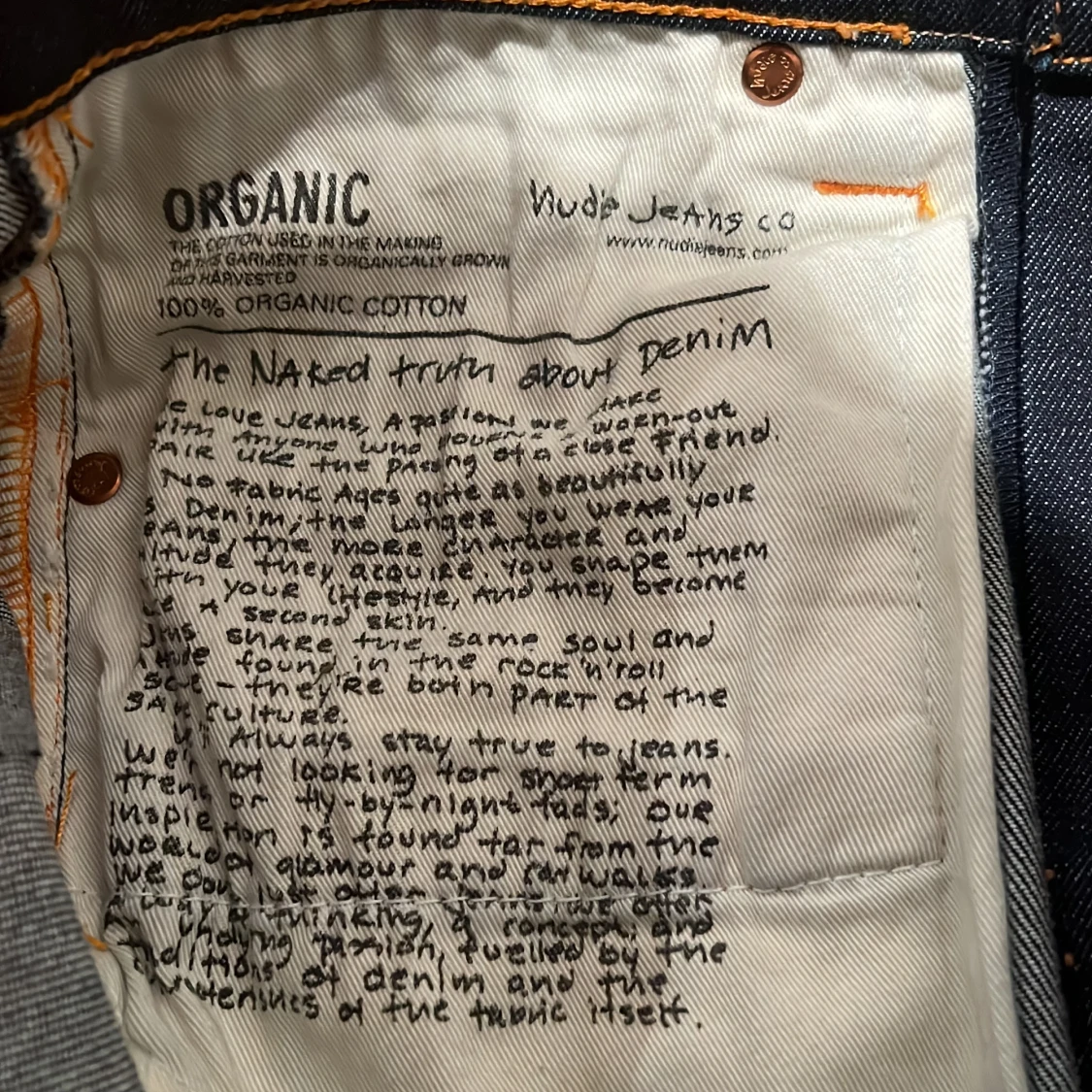 Nudie Jeans Lean Dean mörkblå 31/34 - 4