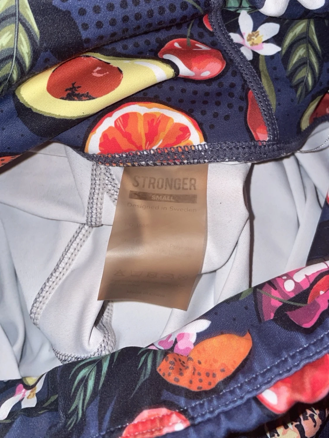 Stronger leggings med fruktmönster - 3