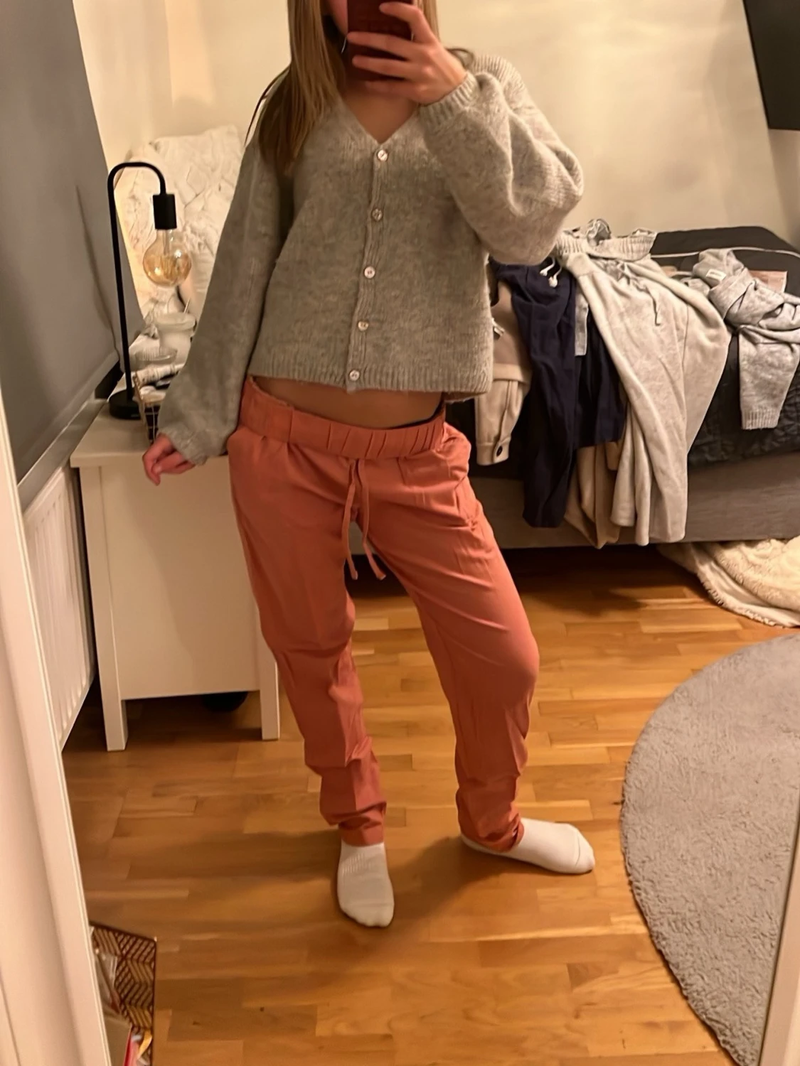 Rosa linnebyxor från Esmara