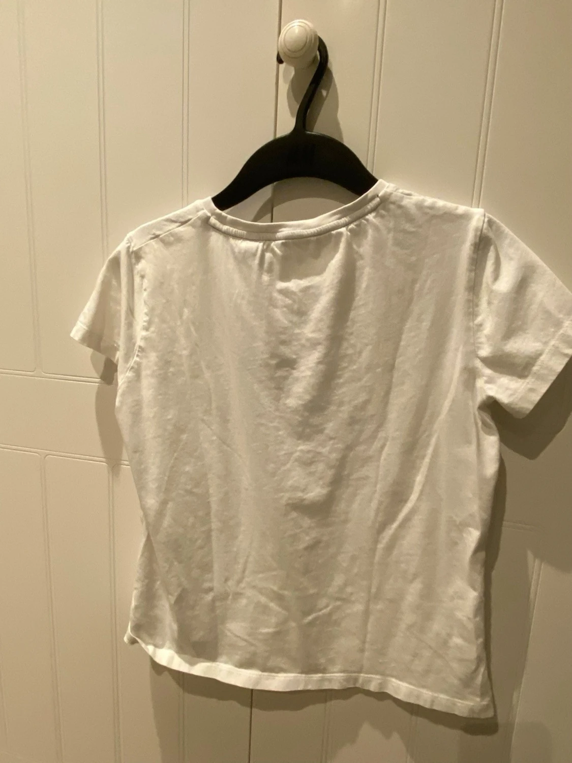 Vit GANT t-shirt med logotryck - 1