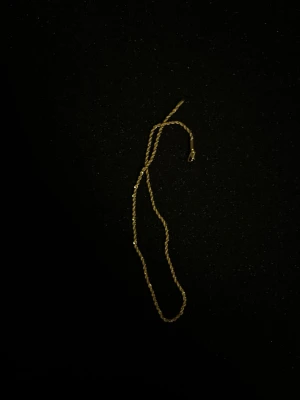 Cordell kedja guldfärg - Guldfärgad cordell kedja. 50cm lång 3mm bred. Zink legering