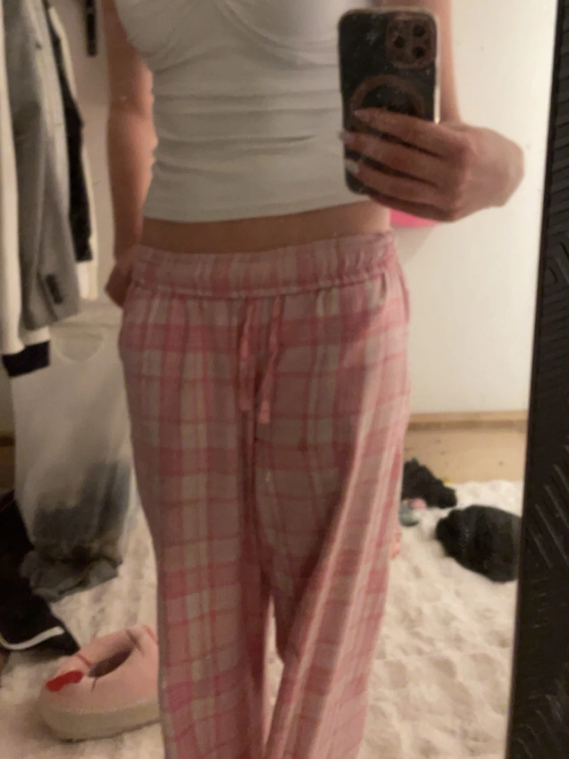 Vit omlott topp med twistad detalj - 2