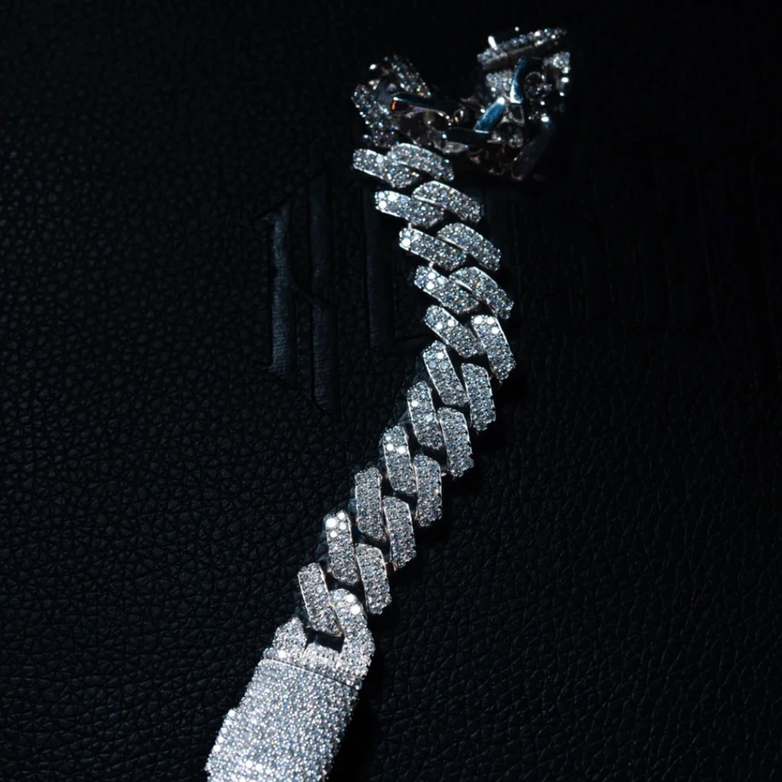 Iced out silverarmband - 4