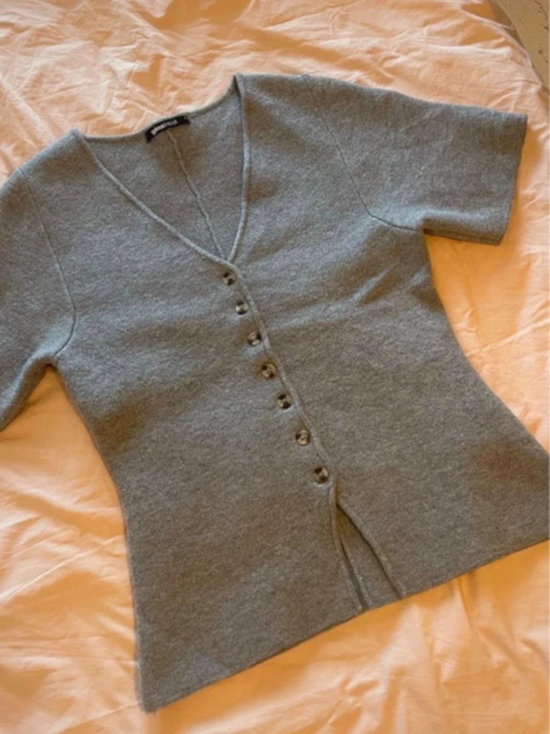 Grå kofta från Gina Tricot - 1