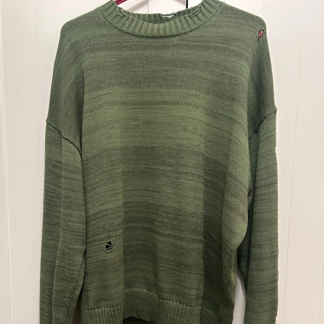 Grön stickad tröja från Kapital - 1