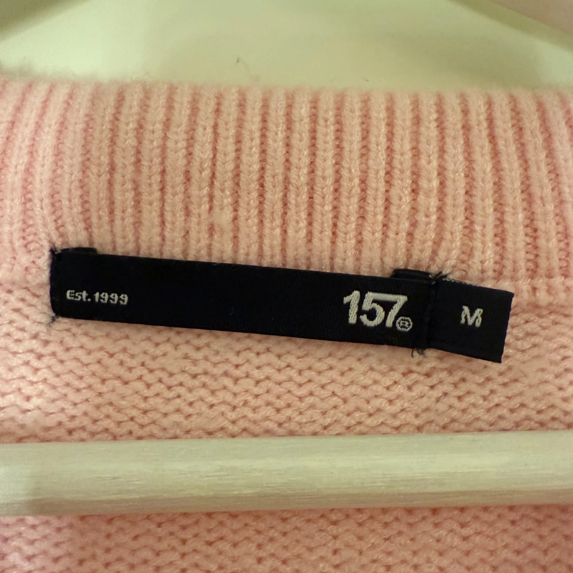 Rosa stickad tröja  - 3