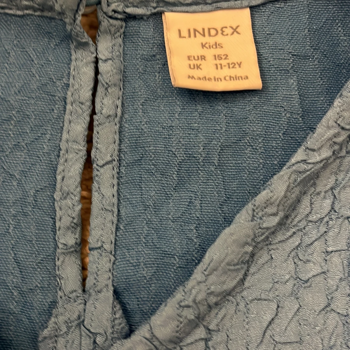 Blå omlottklänning från Lindex - 1