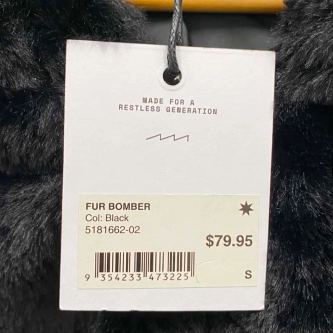 Svart päls bomberjacka från Factorie Audtralia - 2