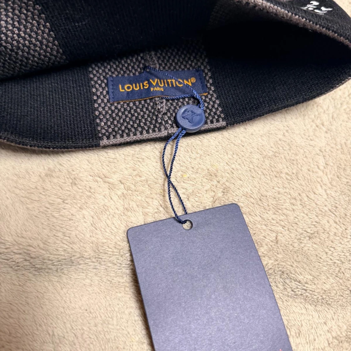 Loui buitton rutig svart/grå mössa - 3