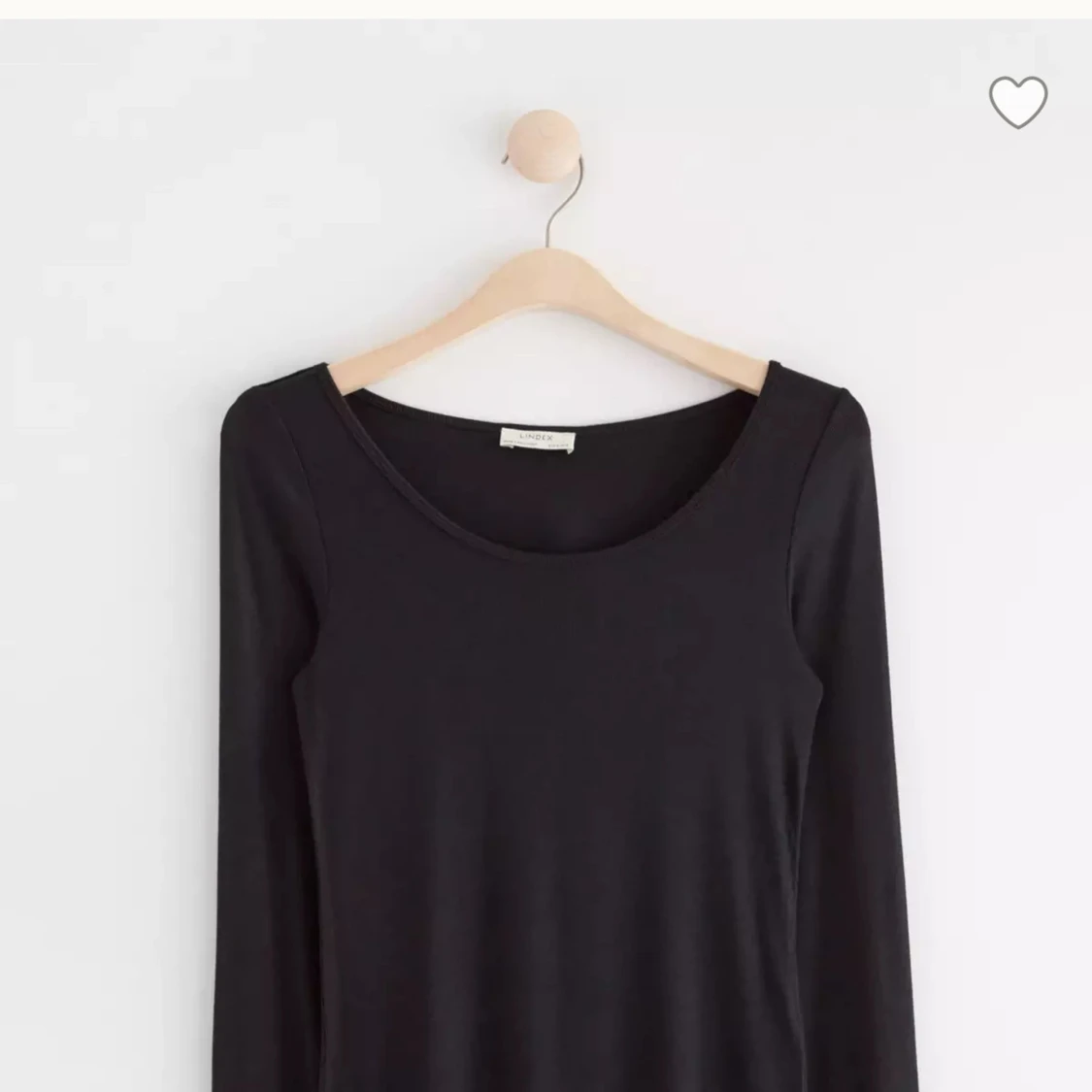 Svart långärmad tröja från Lindex