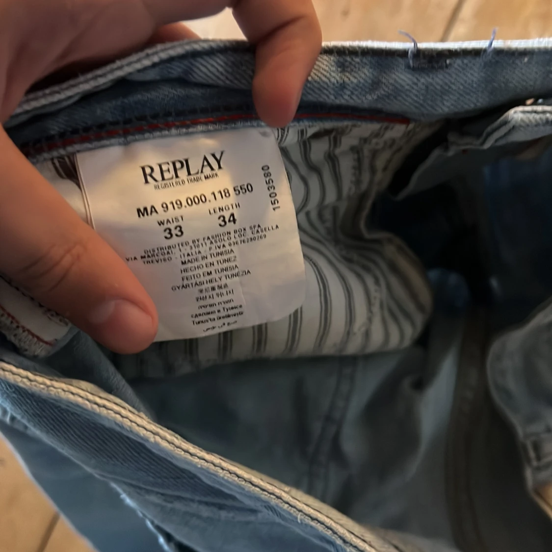 Replay ljusblå jeans modell 550 - 3