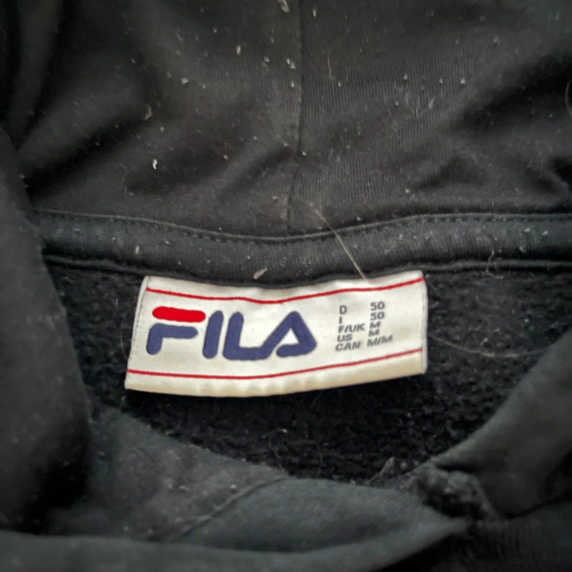 Svart hoodie från FILA med logga - 1