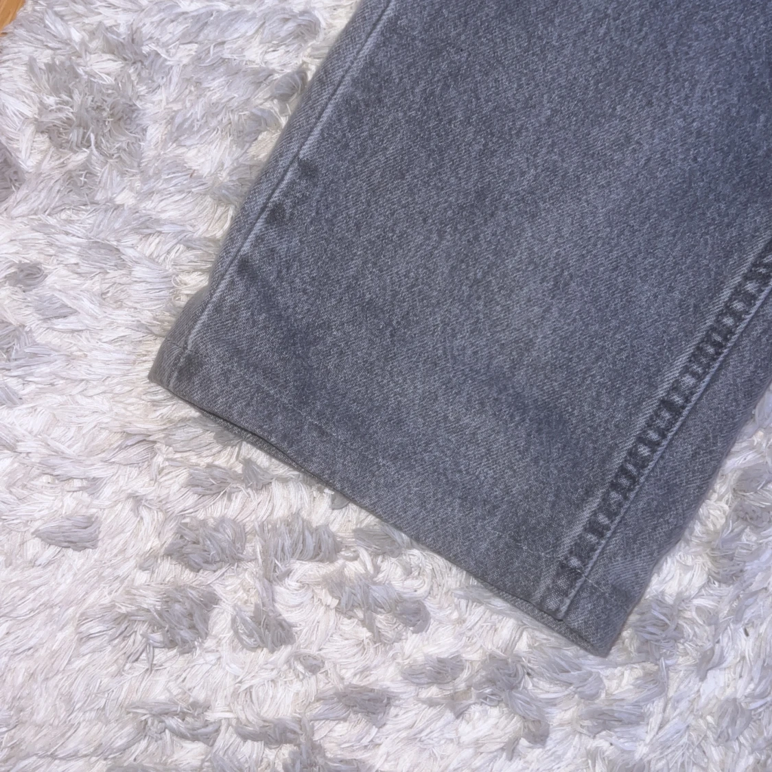 Grå jeans från 157, raka ben - 2