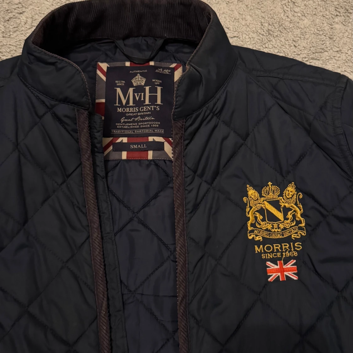Svart quiltad jacka från Morris - 1