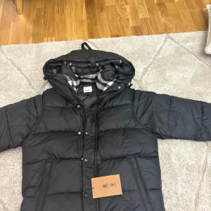 Svart pufferjacka från Burberry - Svart pufferjacka från Burberry med avtagbara ärmar så den kan användas som väst.  Det står L men den hade passat mer i M men funkar för L 