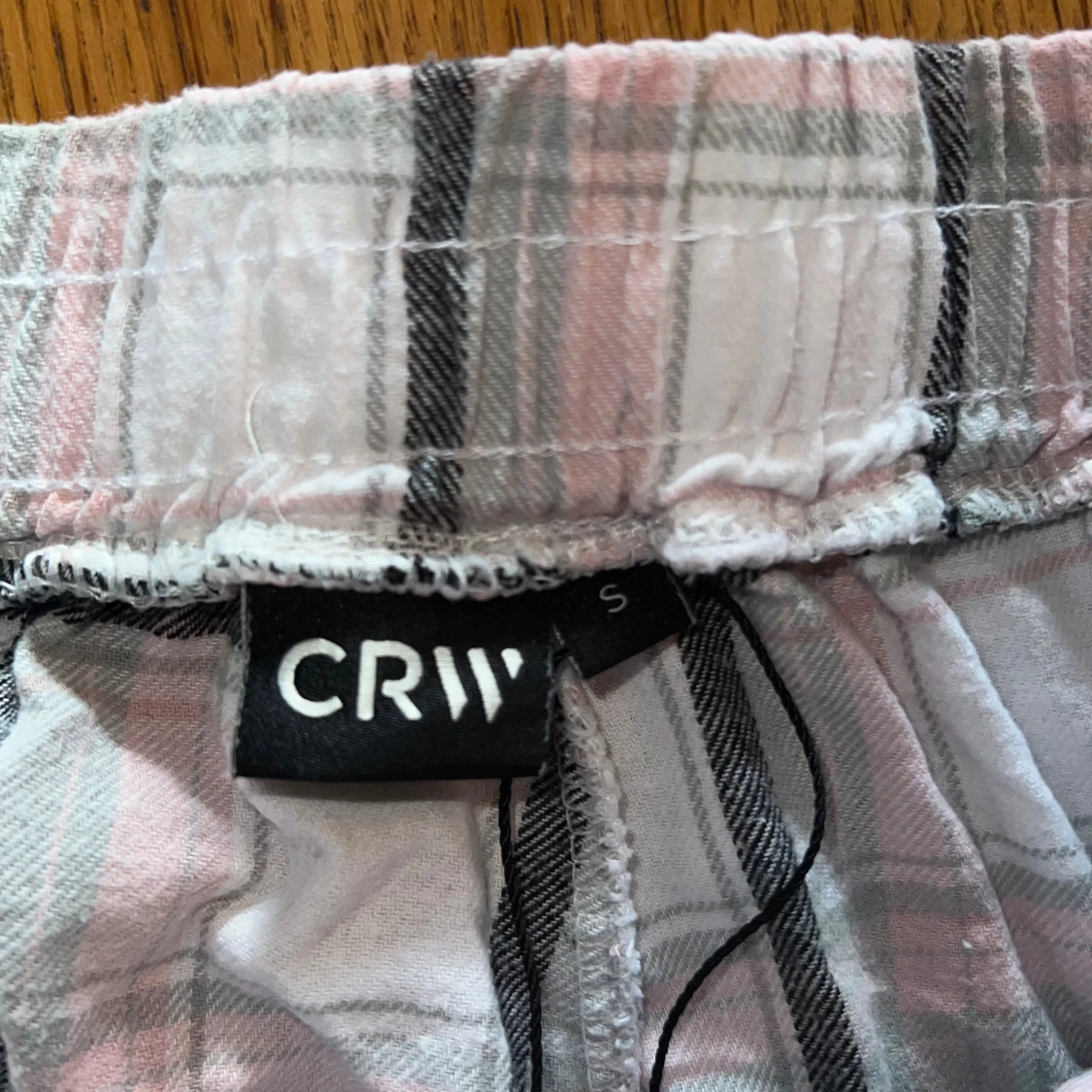 Rutiga mjukisbyxor från CRW, S - 1